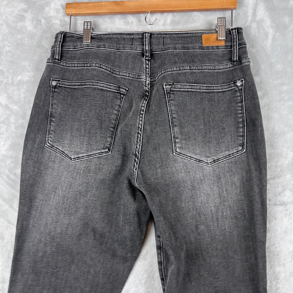 Judy Blue Jeans Women High Rise Boyfriend Fit  Faded Black Denim 14W - Picture 7 of 11